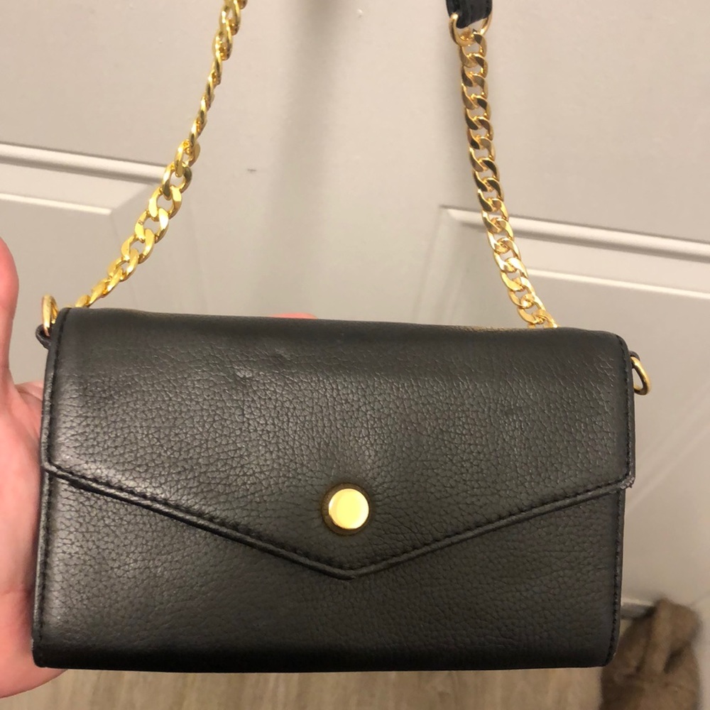 Black Shoulder Clutch